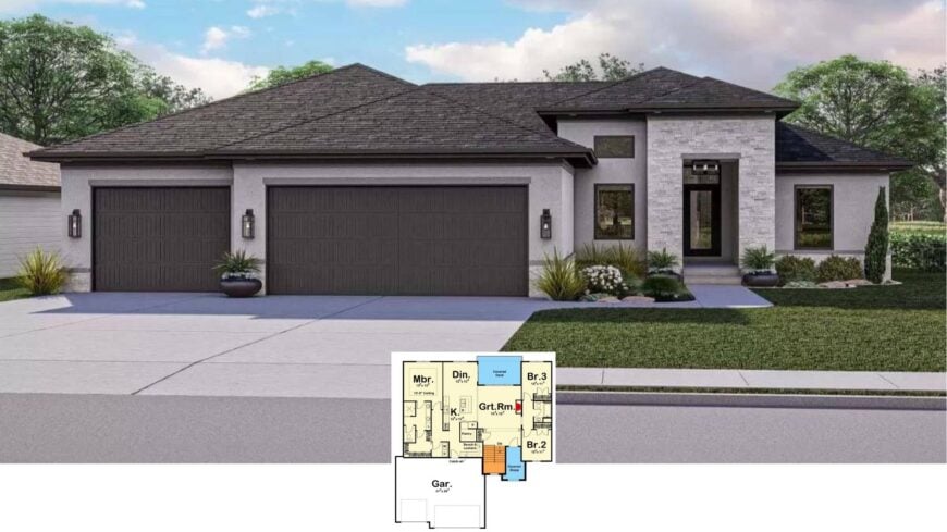 Tour This Contemporary Family Home with Sleek Design and Modern Amenities