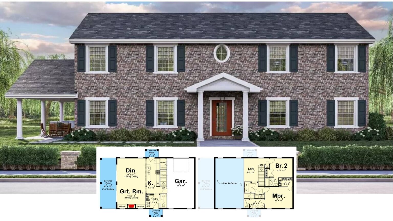 Colonial Style House Floor Plans – Home Stratosphere