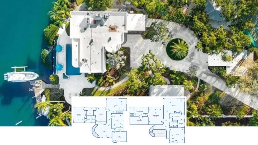 Explore This Unique Waterfront Estate with a Private Dock