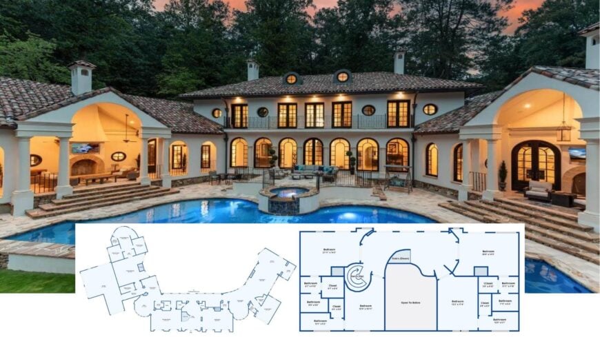 Discover This Mediterranean Paradise with a Stunning Poolside Oasis