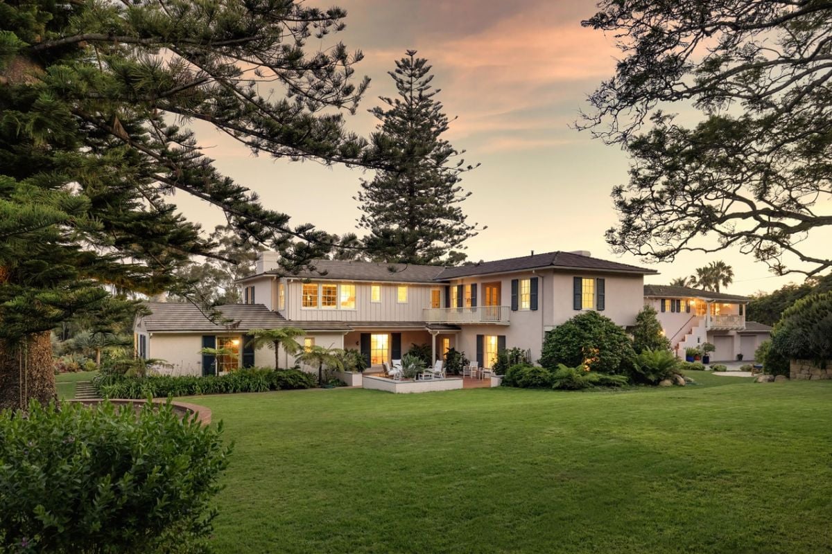 The Rear view of the property.