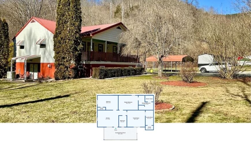 Discover This Inviting Country Retreat with a Signature Red Roof