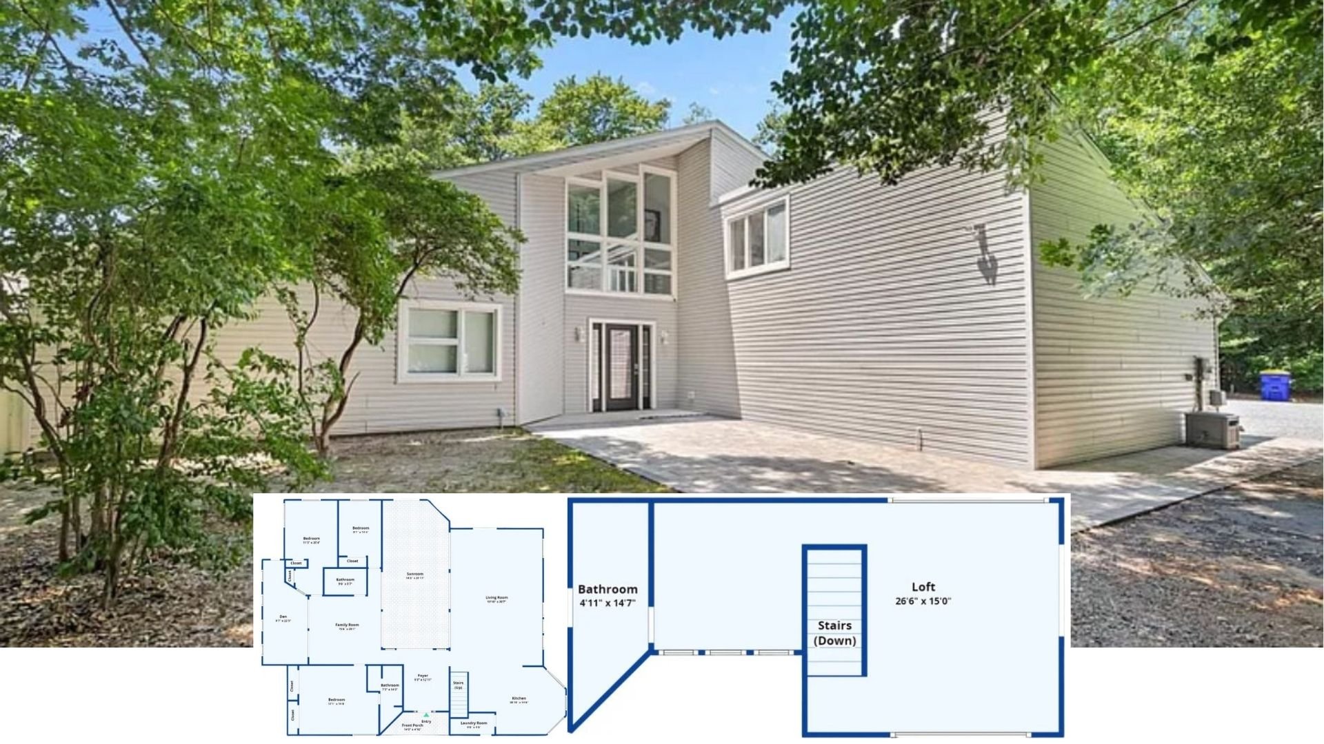 Tour This 4-Bedroom, Solar-Savvy Contemporary Home with a Show-Stopping Double-Height Entry (Floor Plan)