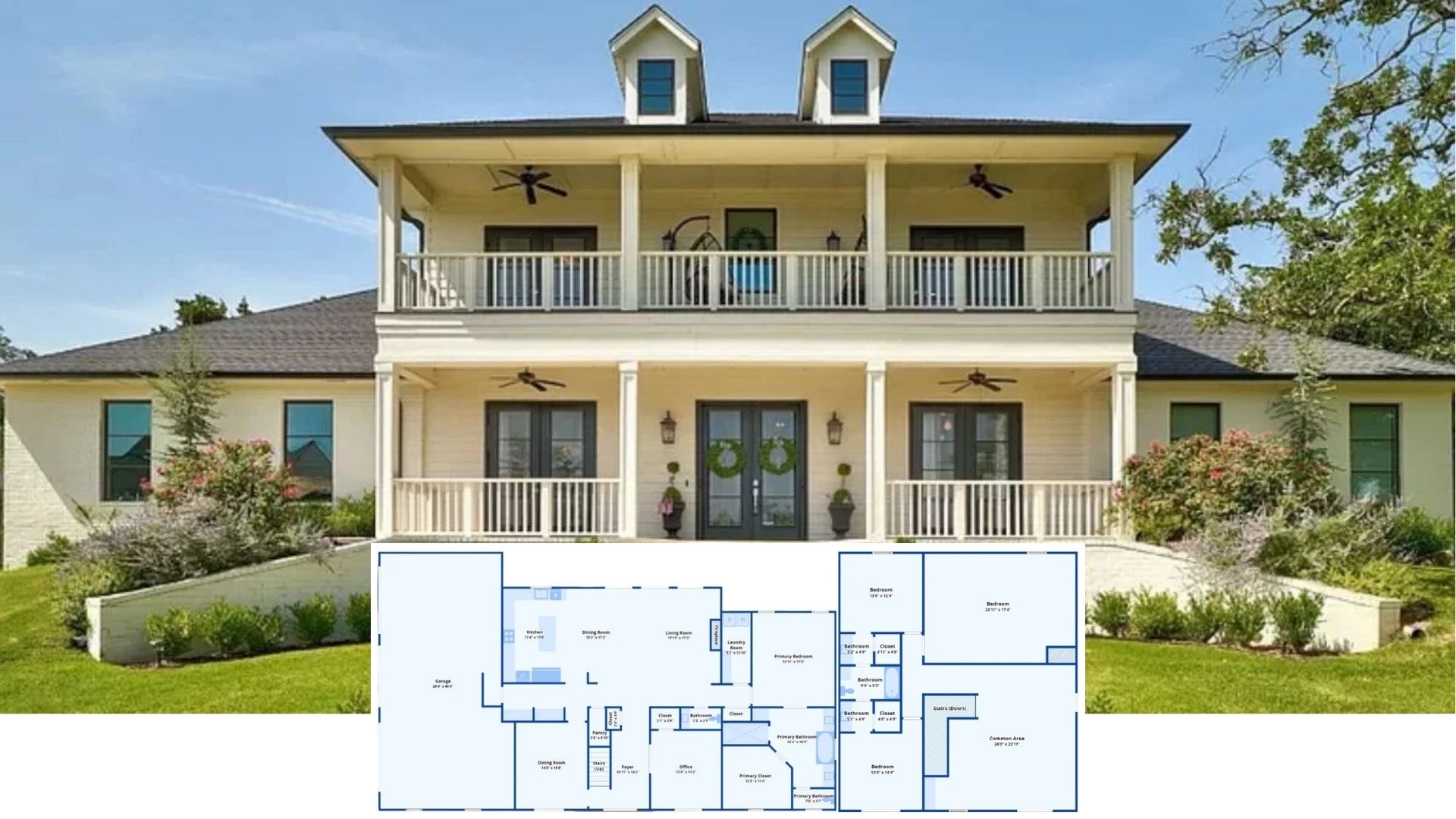 Tour This Captivating Southern Home Featuring Sophisticated Double Porches