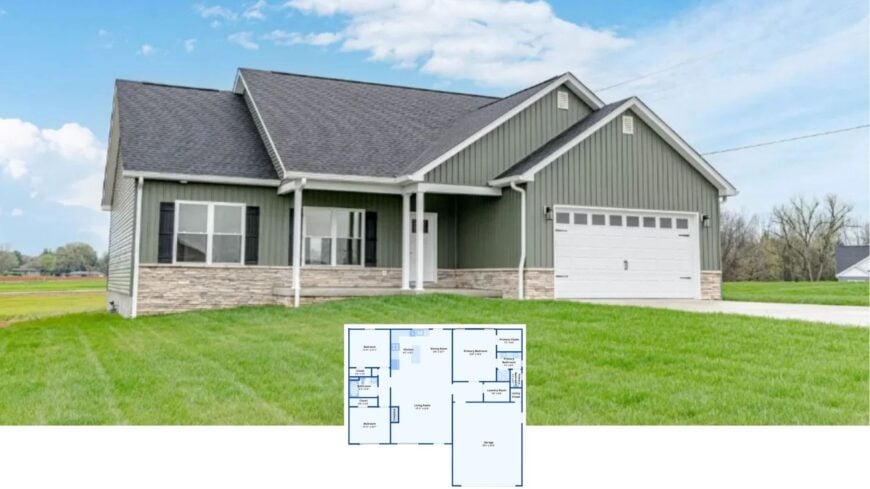 Step Inside This Classic Ranch-Style Gem with Charming Stone Accents