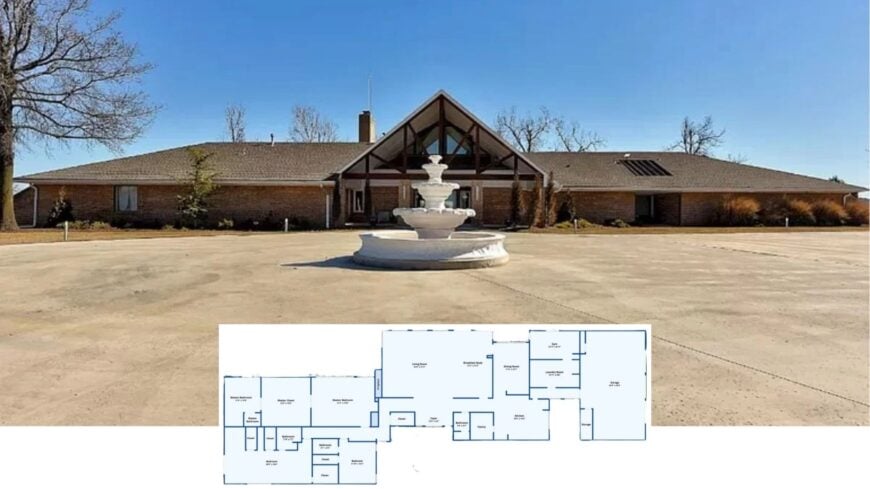 Step Inside This Stunning Two-Story Ranch Estate Blending Traditional Charm with Minimalist Functionality