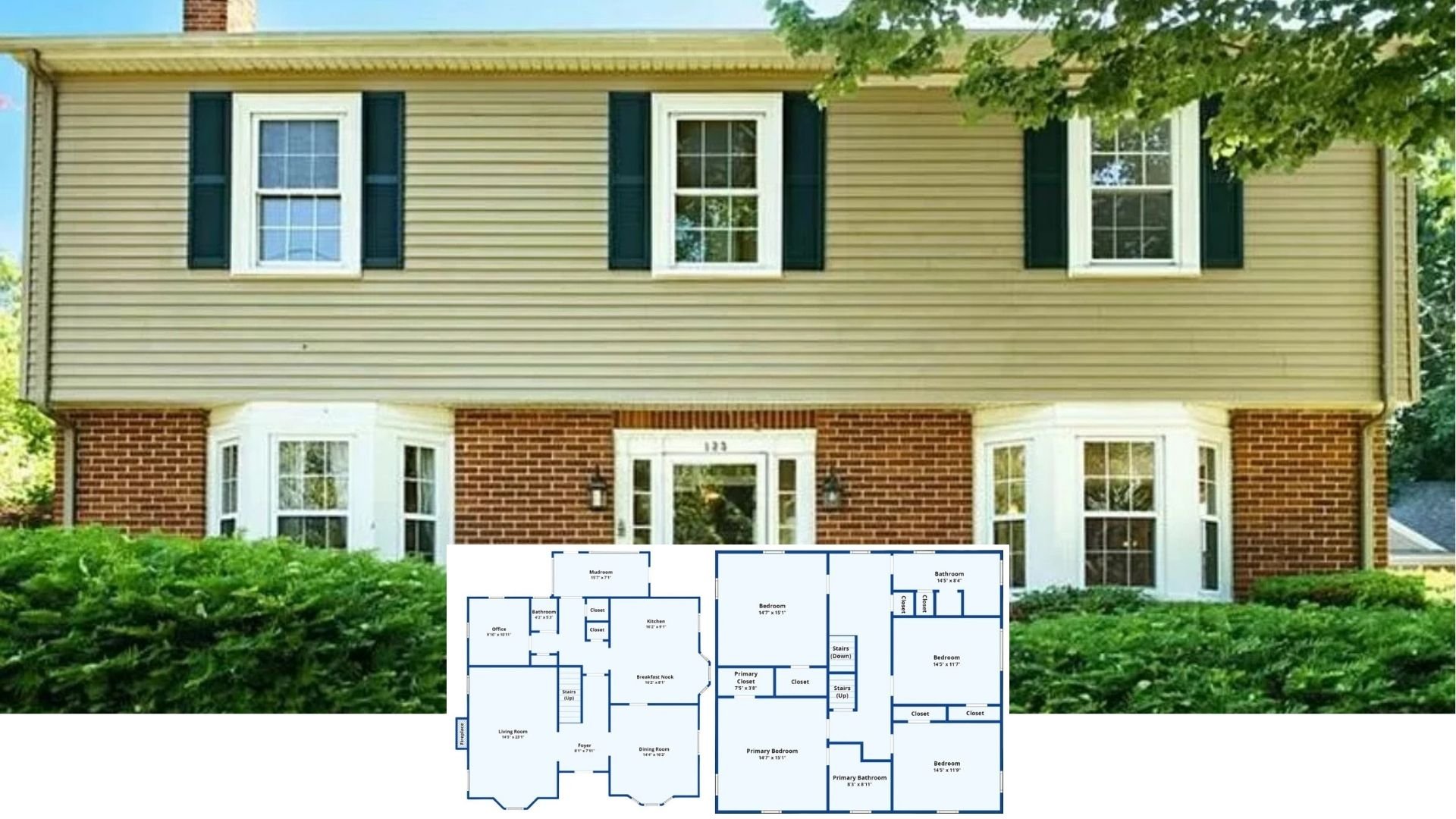 Step Inside This 3-Bedroom Split-Level Classic with Bay Windows, Retro Baths, and an Unfinished Attic Waiting for Your Vision
