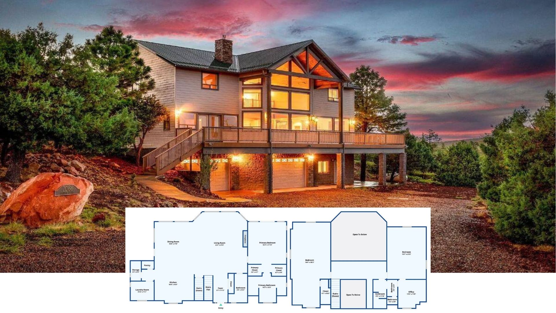 Step Inside This Elevated 4-Bedroom Craftsman Retreat with Wraparound Decks and Jaw-Dropping Views (4,200 Sq. Ft. Floor Plan)