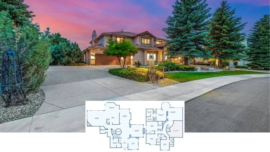 Step Inside This 5-Bedroom Modern Craftsman Estate With a Curved Staircase and Home Theater (Floor Plan)