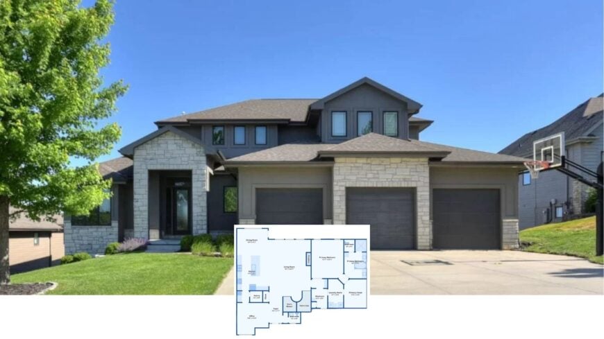 Tour This 5-Bedroom Modern Craftsman Home with Triple Garage and Resort-Style Pool (≈4,200 Sq. Ft. Floor Plan)