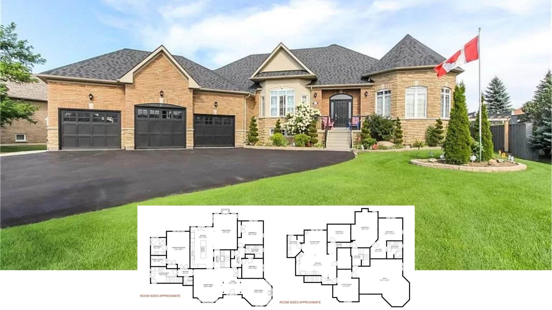 Step Inside This Stunning Home with Majestic Arched Garage Doors and Versatile Layout