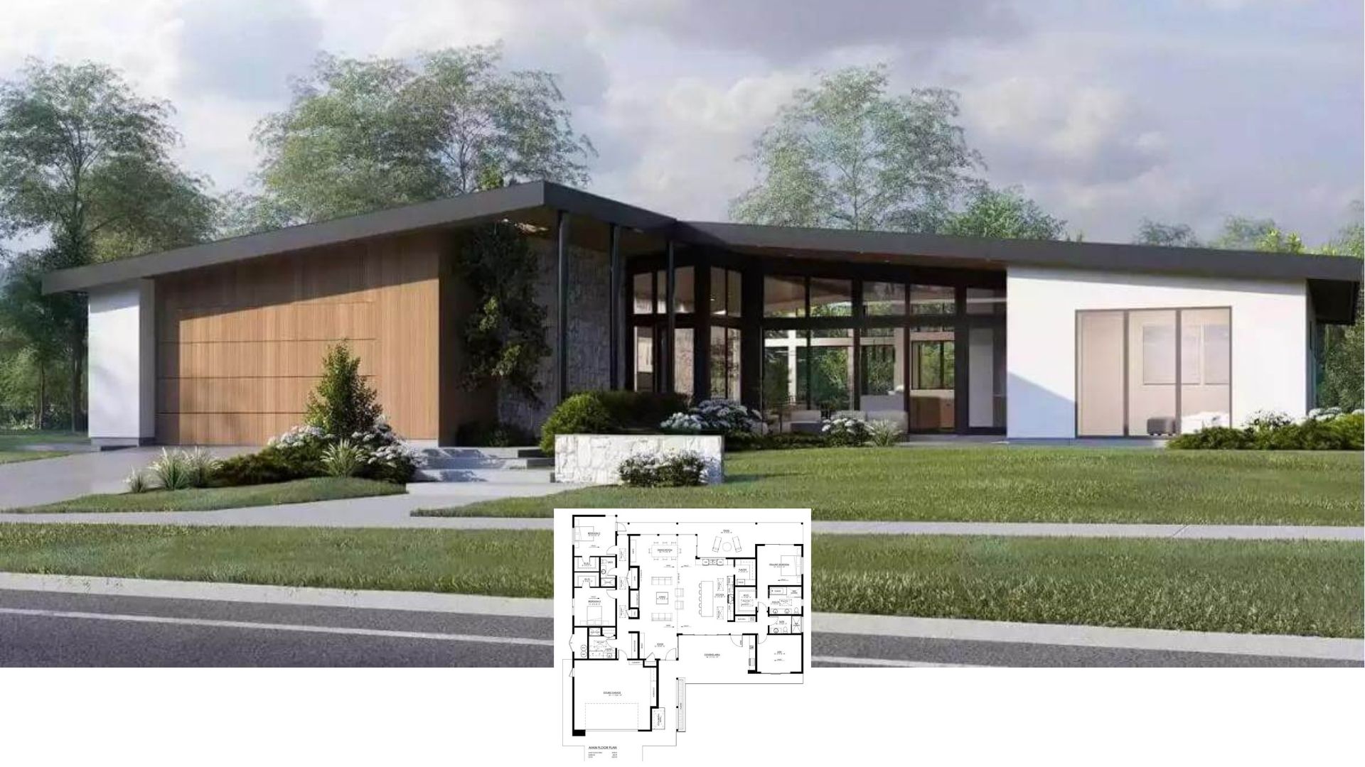 Step Inside This 3,200-Sq.-Ft. Modernist Glass Haven with 3 Bedrooms and Seamless Indoor-Outdoor Living (Floor Plan)