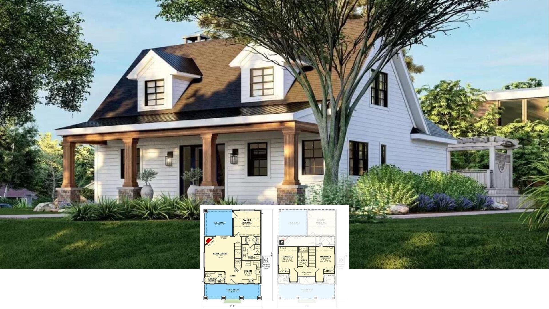 Cape Cod House Plans Bungalow Style All For One