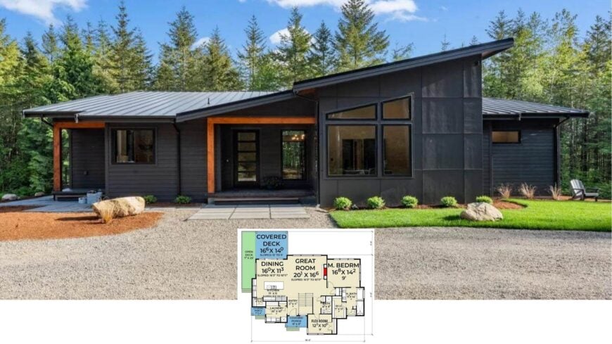Discover the Perfect Blend of Nature and Contemporary Style in This Striking Home Design