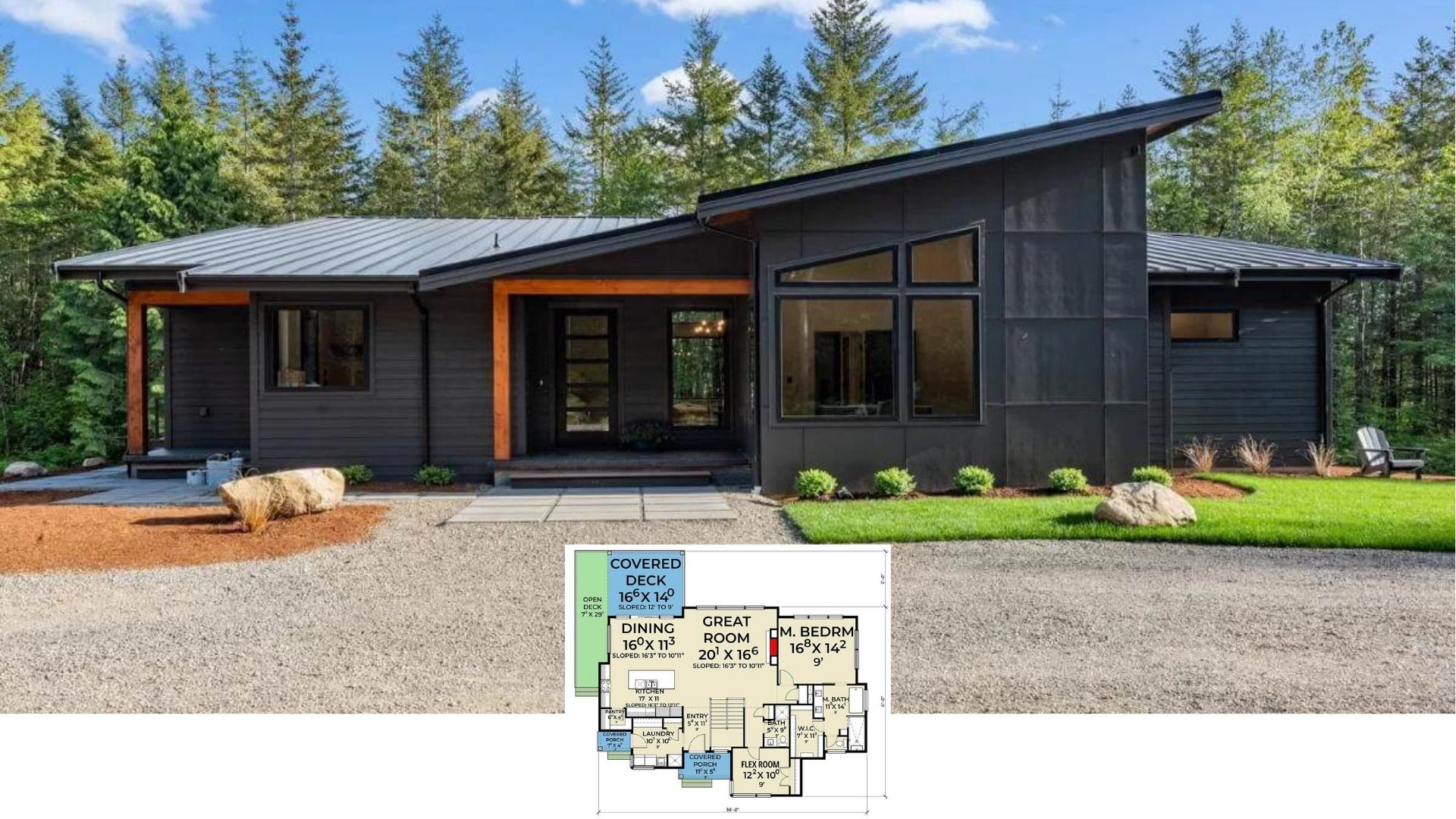 Discover the Perfect Blend of Nature and Contemporary Style in This Striking Home Design