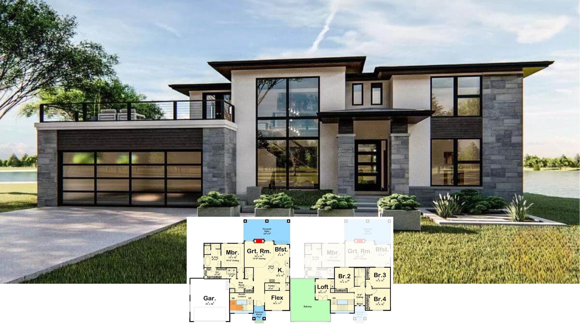 Step Inside This Stunning Contemporary Home with a Striking Modern Facade