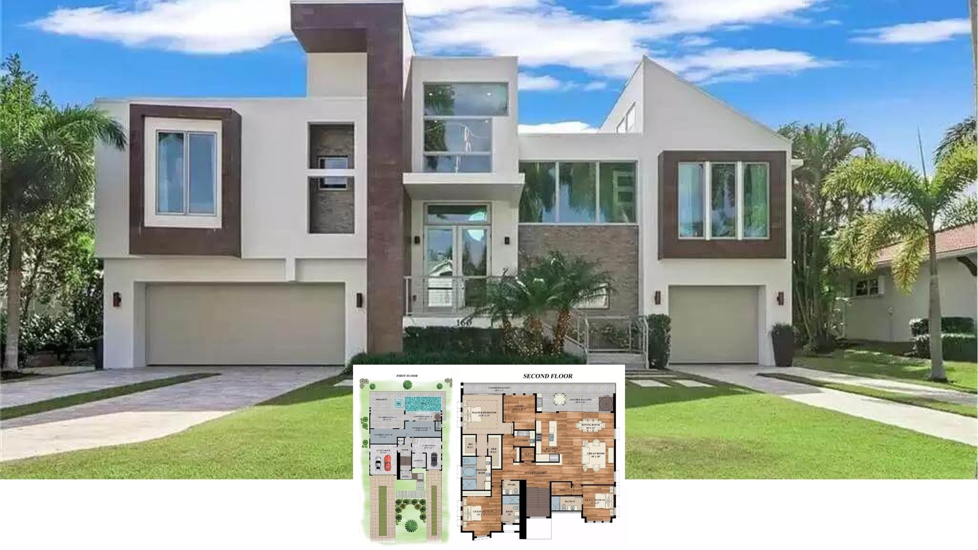 Step Inside This 3-Bedroom Geometric Contemporary Where Glass Walls Meet Poolside Luxury