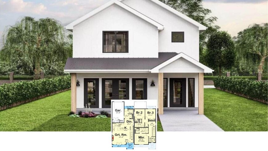 Step Inside This 2,250 Sq. Ft. Modern-Craftsman Home with 3 Bedrooms, 2.5 Baths, and a Sun-Splashed Loft