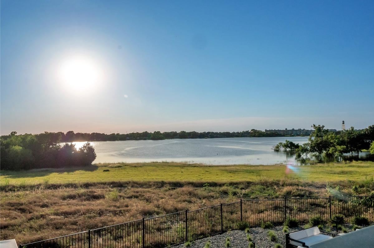 Lake view from the house.