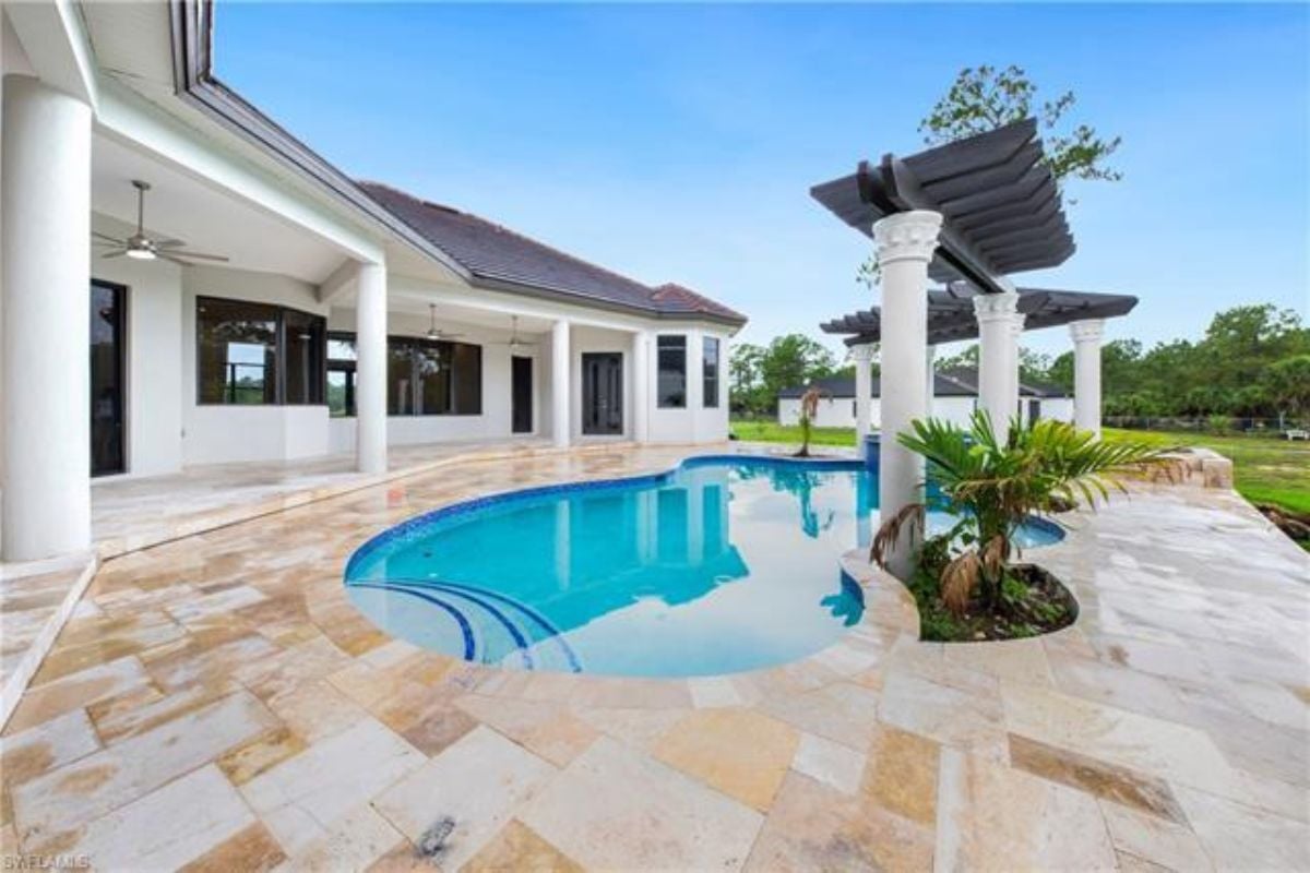 A swimming pool.