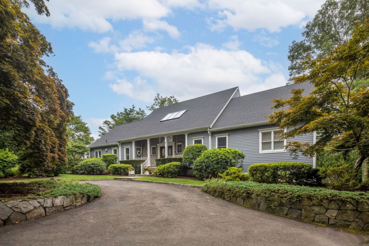 The front exterior of the property.