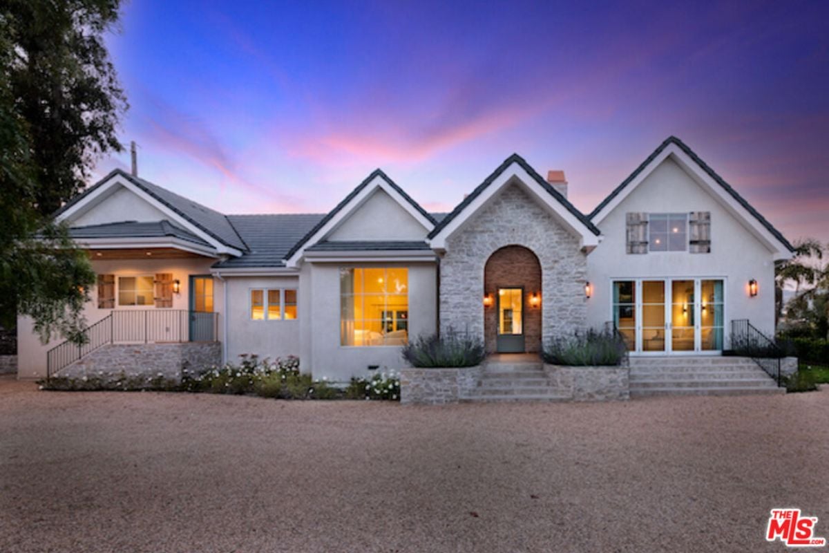 The front view of the property.