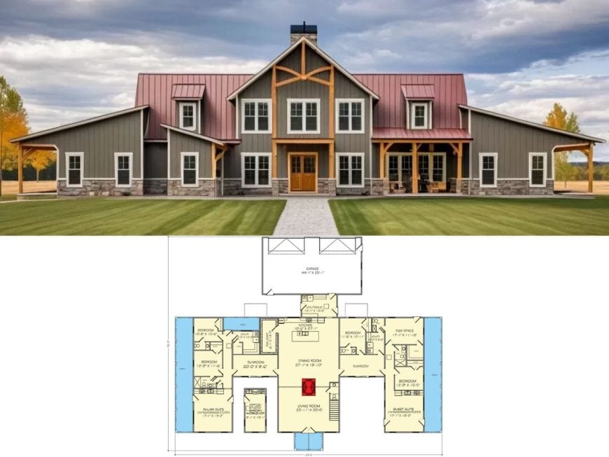 60 Barndominium House Plans & Floor Plans - Home Stratosphere