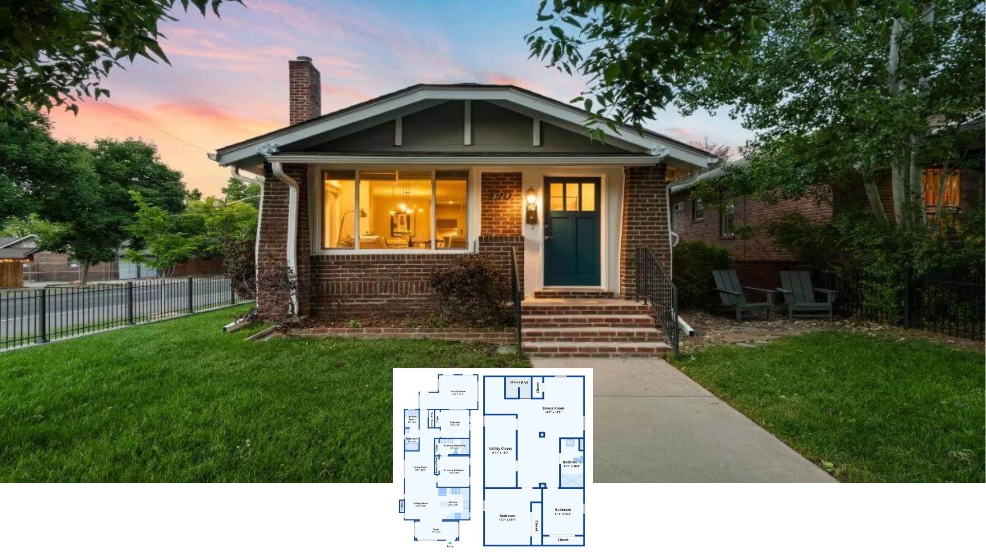 Step Inside This 3-Bedroom, 2,350 Sq. Ft. Brick Craftsman With a Sun-Splashed Bonus Basement (Floor Plan)