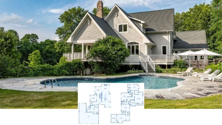 Dive Into This 3,800-Sq.-Ft. Craftsman Haven with 4 Bedrooms, a Wraparound Porch, and Resort-Style Pool (Floor Plan)
