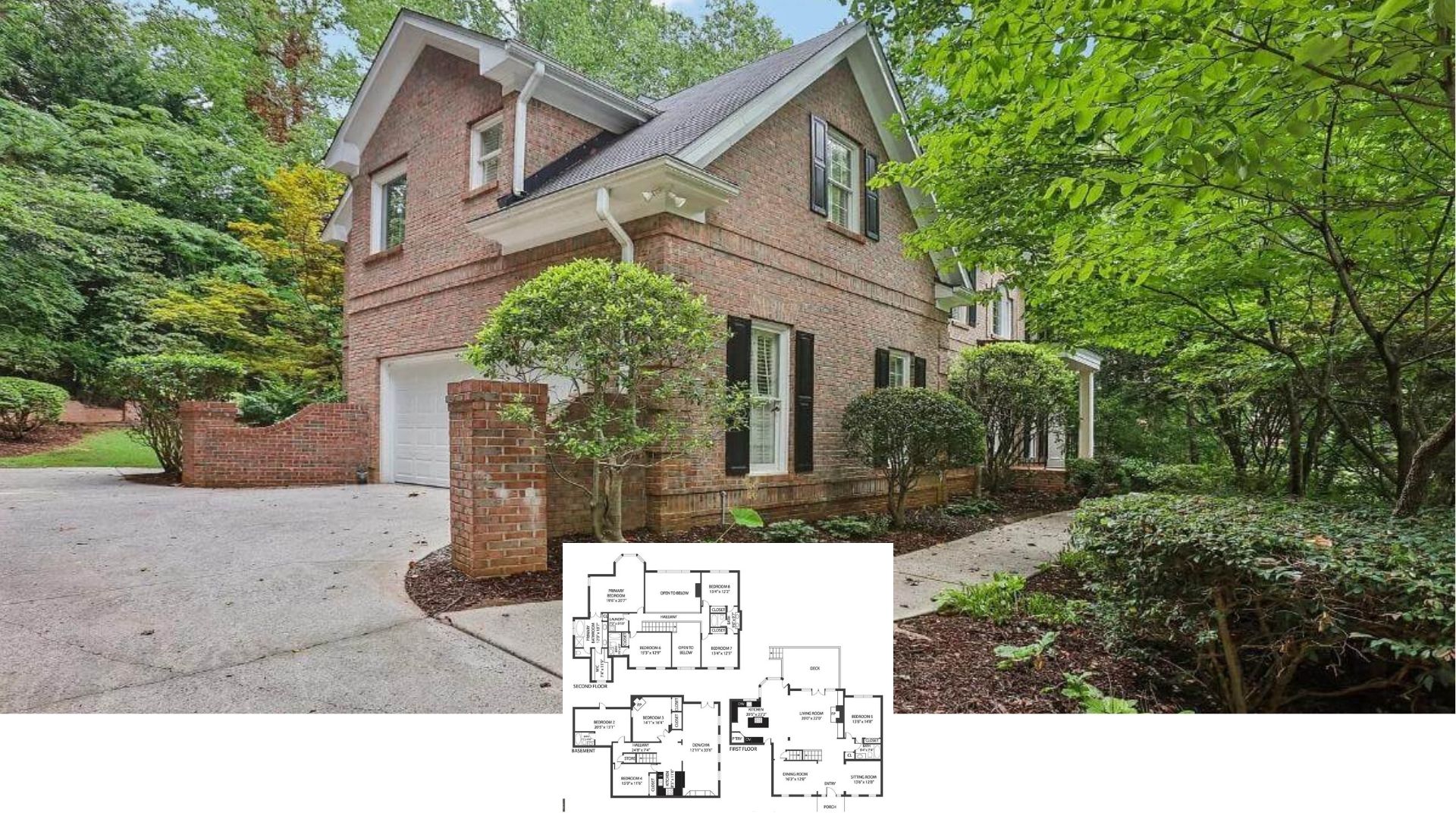 Tour This 4,200-Sq.-Ft. Brick Traditional with 6 Bedrooms, 5 Baths, and Vaulted Foyer Drama (Floor Plan)