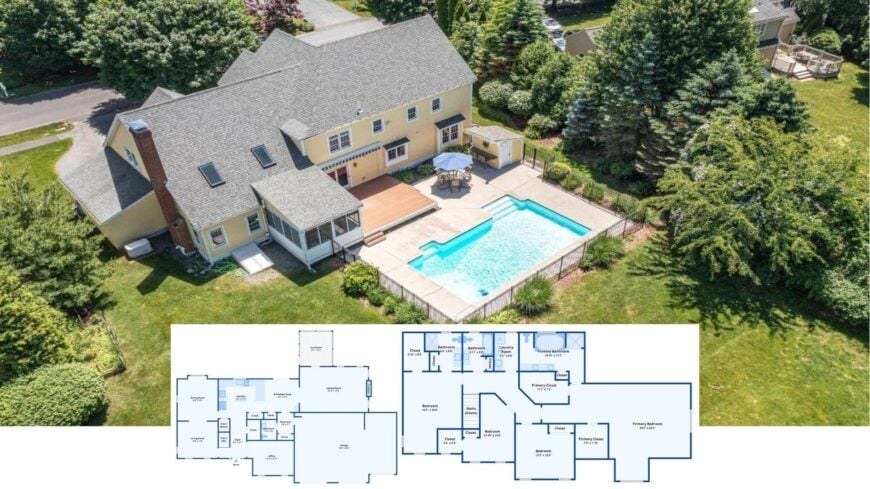 Tour This Sun-Sweet 4-Bedroom Yellow Craftsman with Pool, Porch, and Play-Ready Basement
