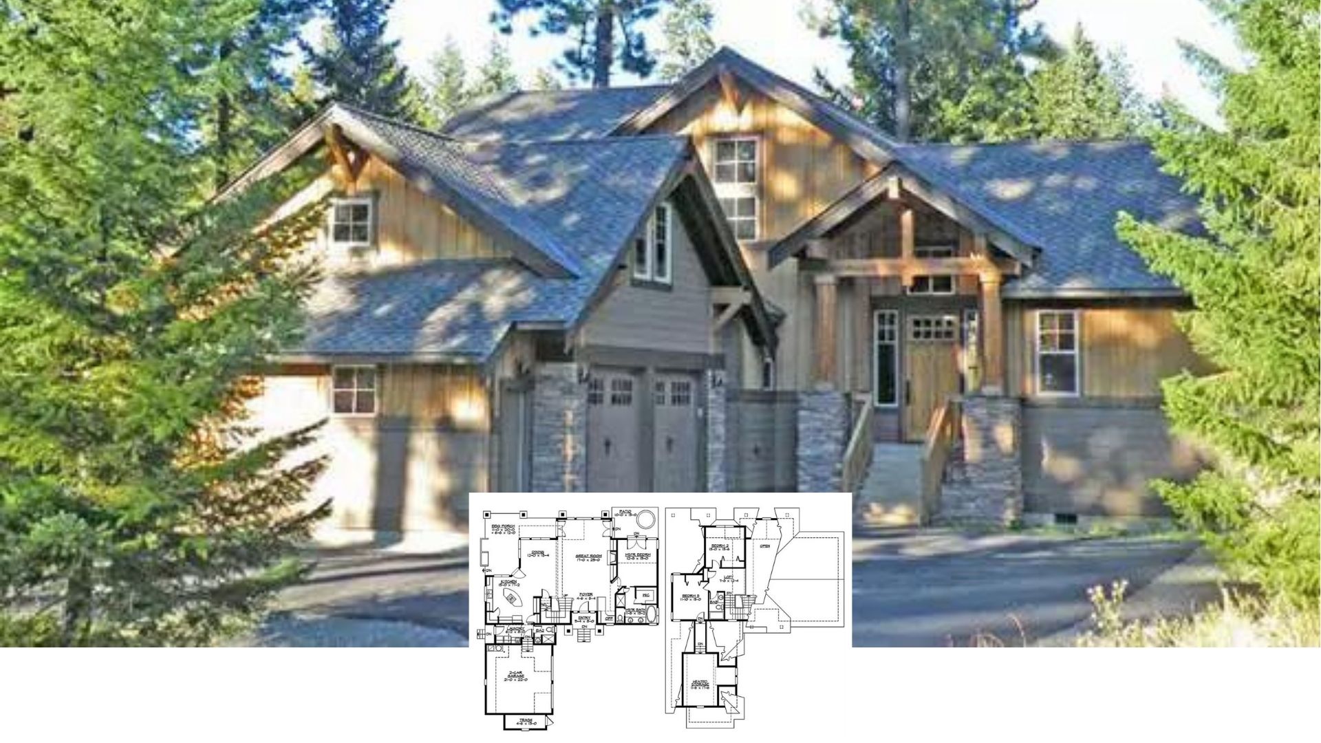 Tour This Forest-Framed Craftsman Haven with Vaulted Great Room and 2-Car Garage (Approx. 2,211 Sq. Ft.)