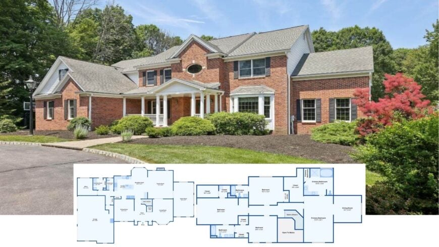 Tour This Stately 4-Bedroom Colonial Brick Home with Game Room, Pool, and Porch Perfection