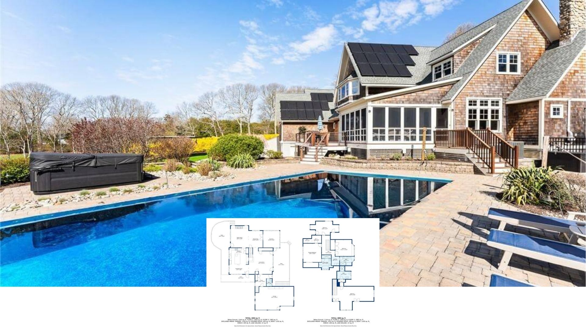Tour This Solar-Powered 4-Bedroom Craftsman with a Poolside Paradise and 3-Car Garage