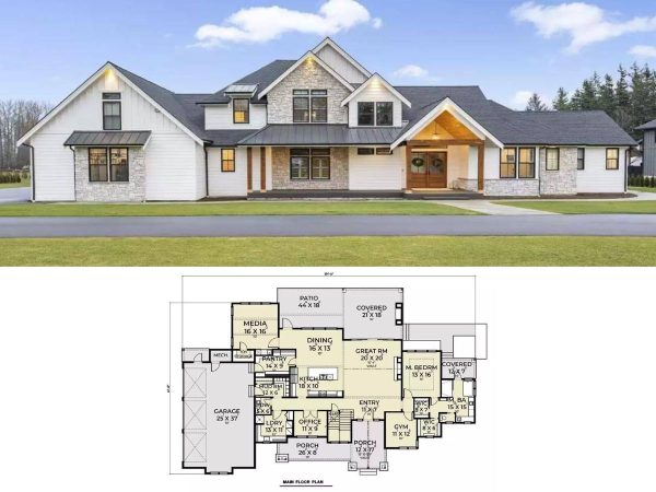 101 Farmhouse Floor Plans & House Plans
