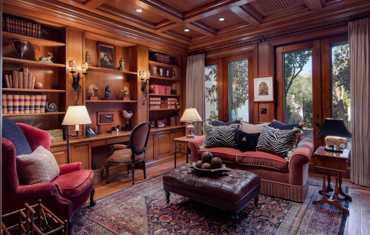 Reading nook with couches.