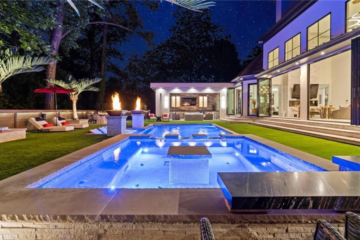 A swimming pool.