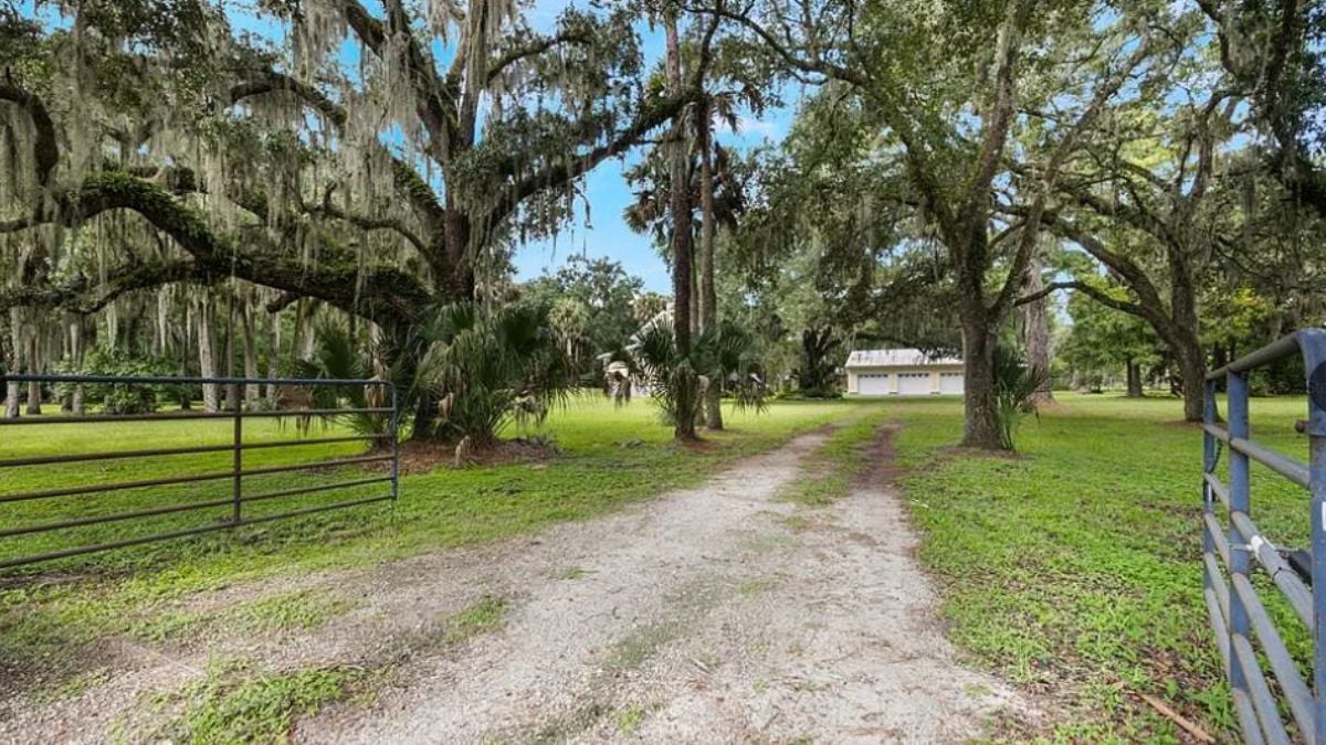 The main gate entry of the property.