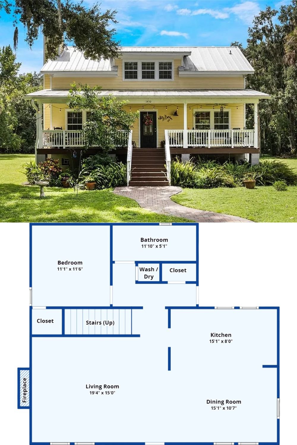 2-Bedroom Cottage Style Single Family Home