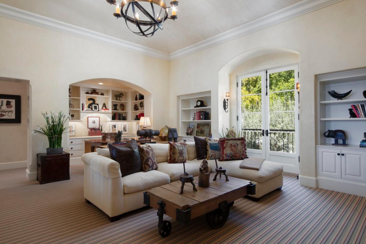 Living space with couches.