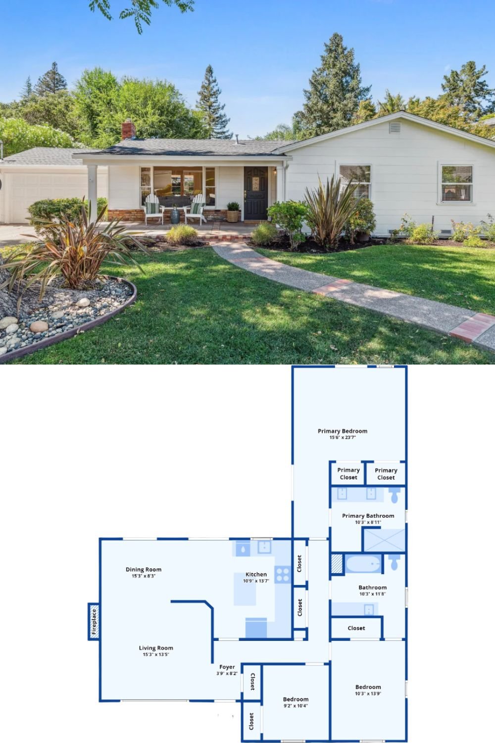 3-Bedroom Traditional Style Single Family Home