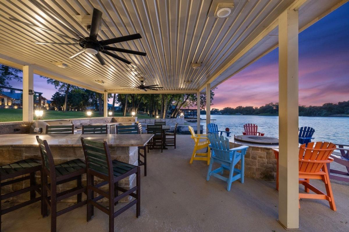 Boat house's dining area