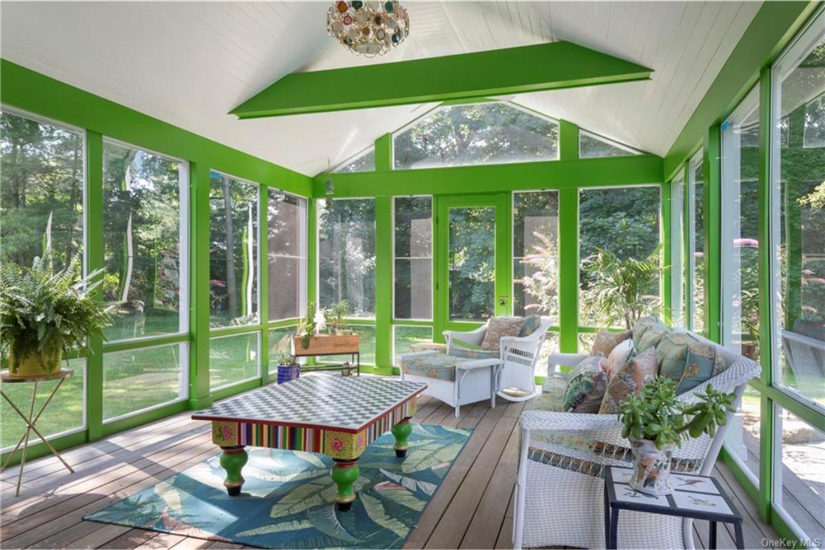Screened porch