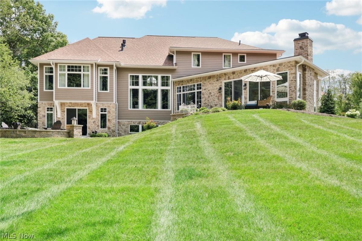 Rear view of the house.