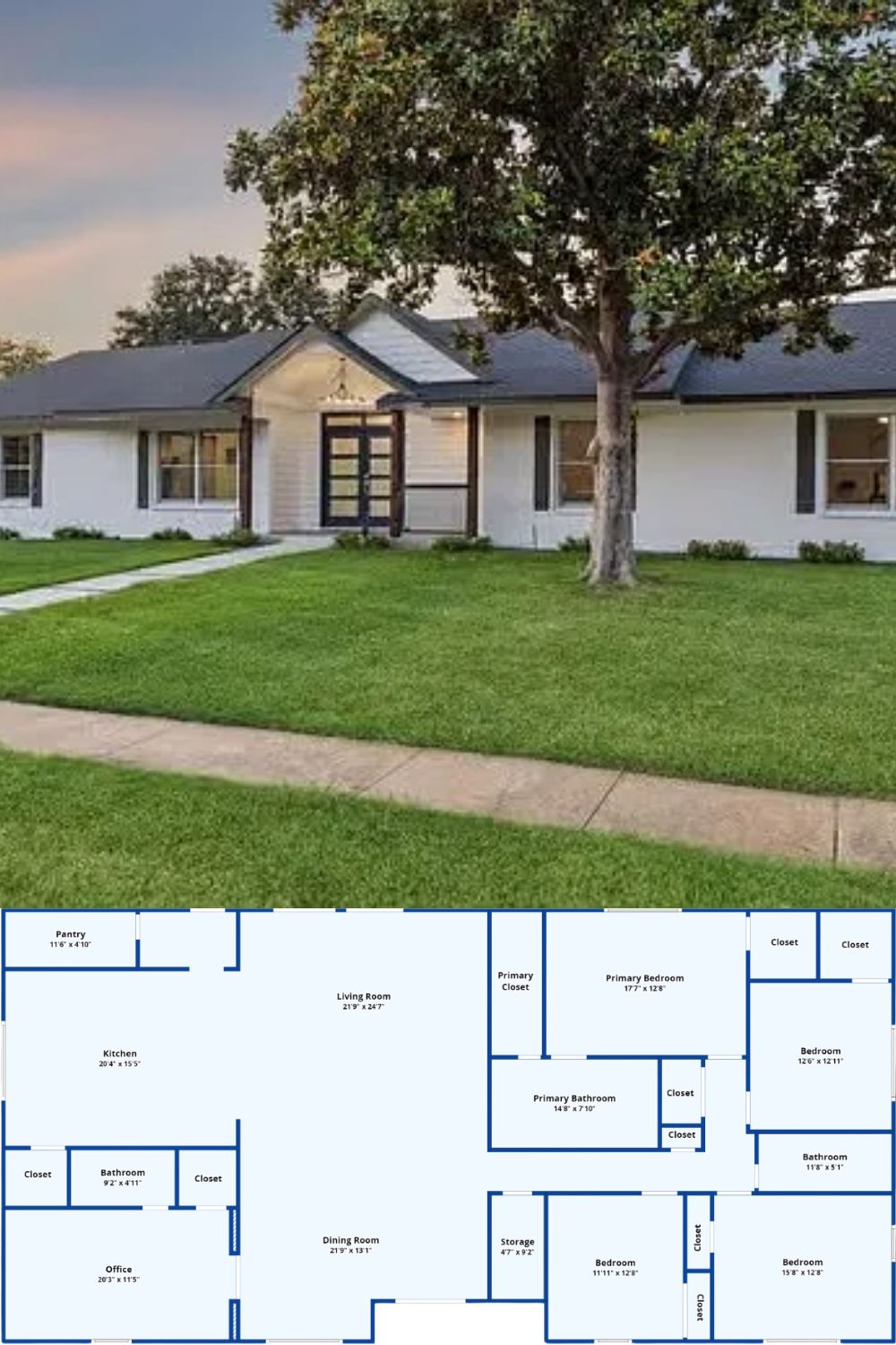 4-Bedroom Craftsman Style Single Family Home