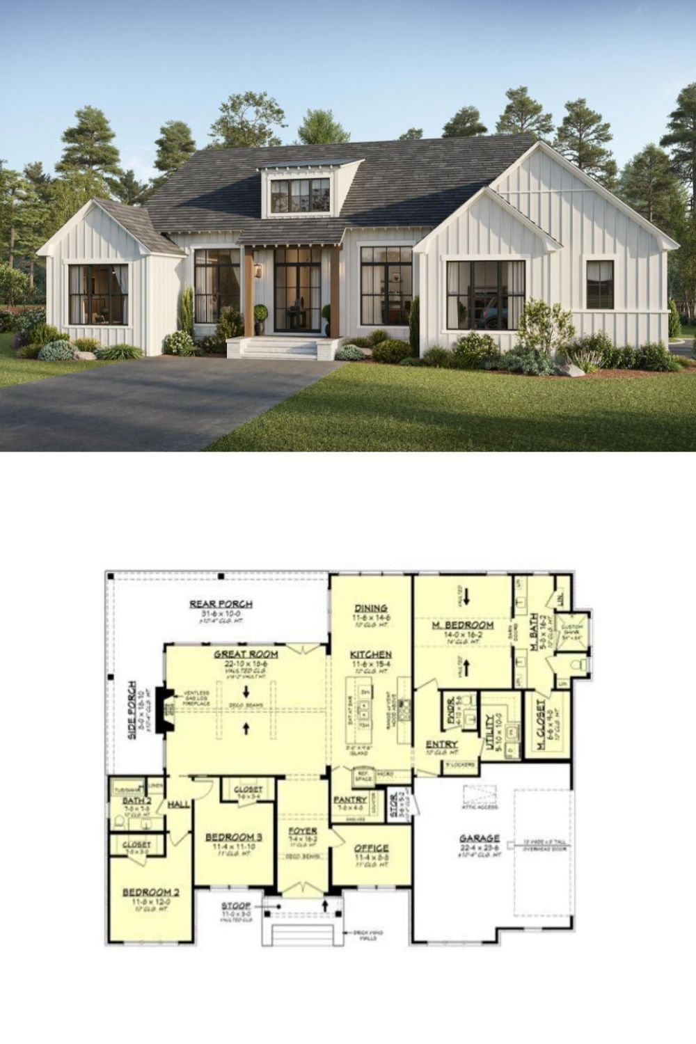 3-Bedroom Home (2,364 Sq. Ft. Floor Plan)