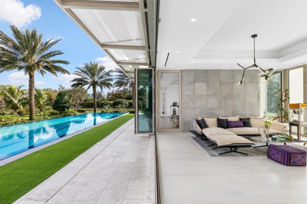 Outdoor living space.