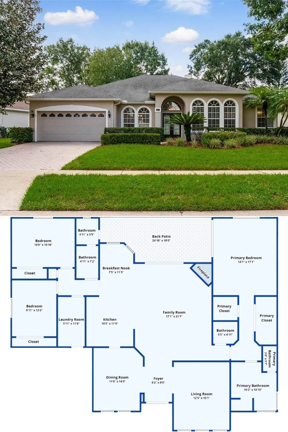 3-Bedroom Contemporary Style Single Family Home