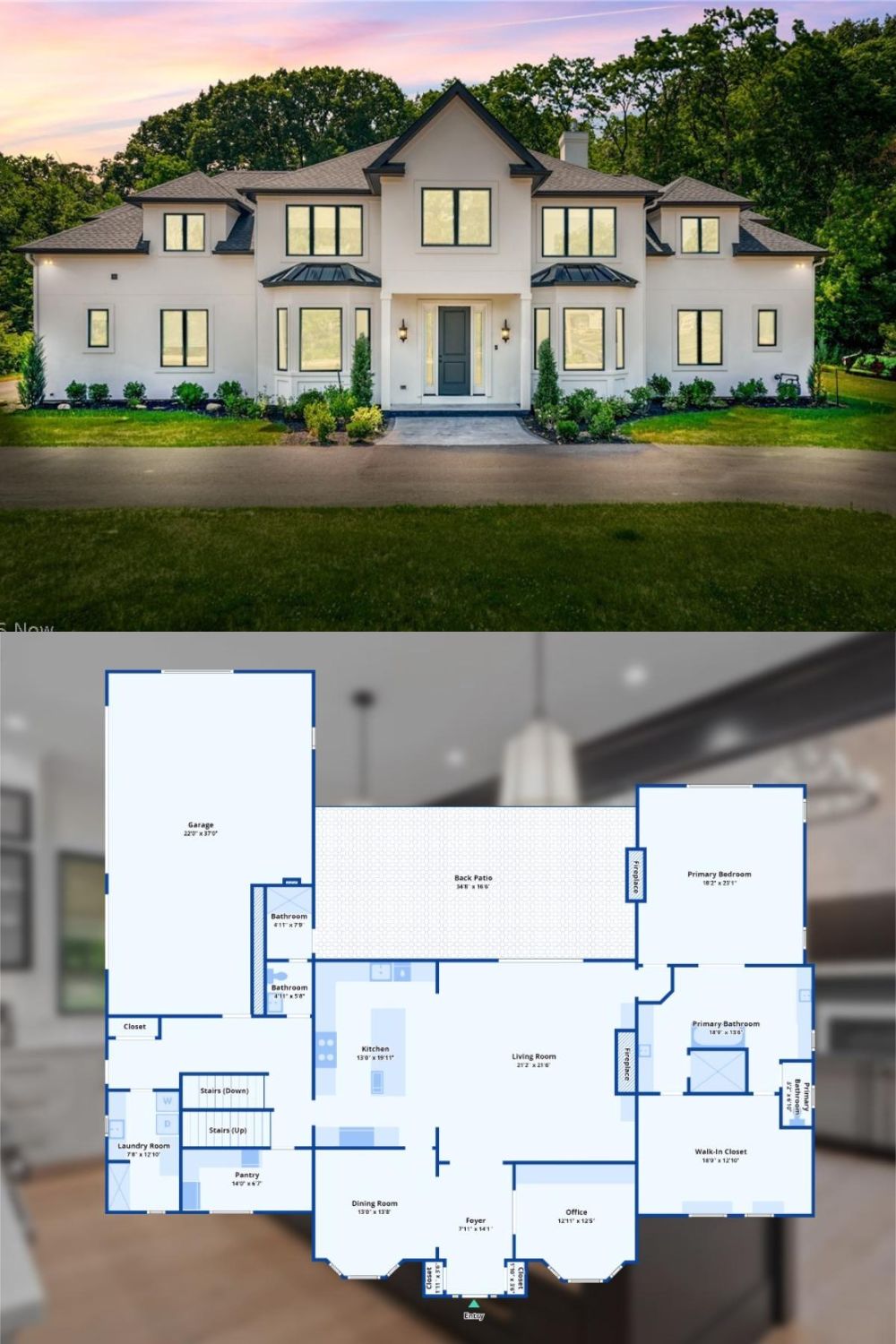 Modern 5-Bedroom Home with Expansive Second Floor
