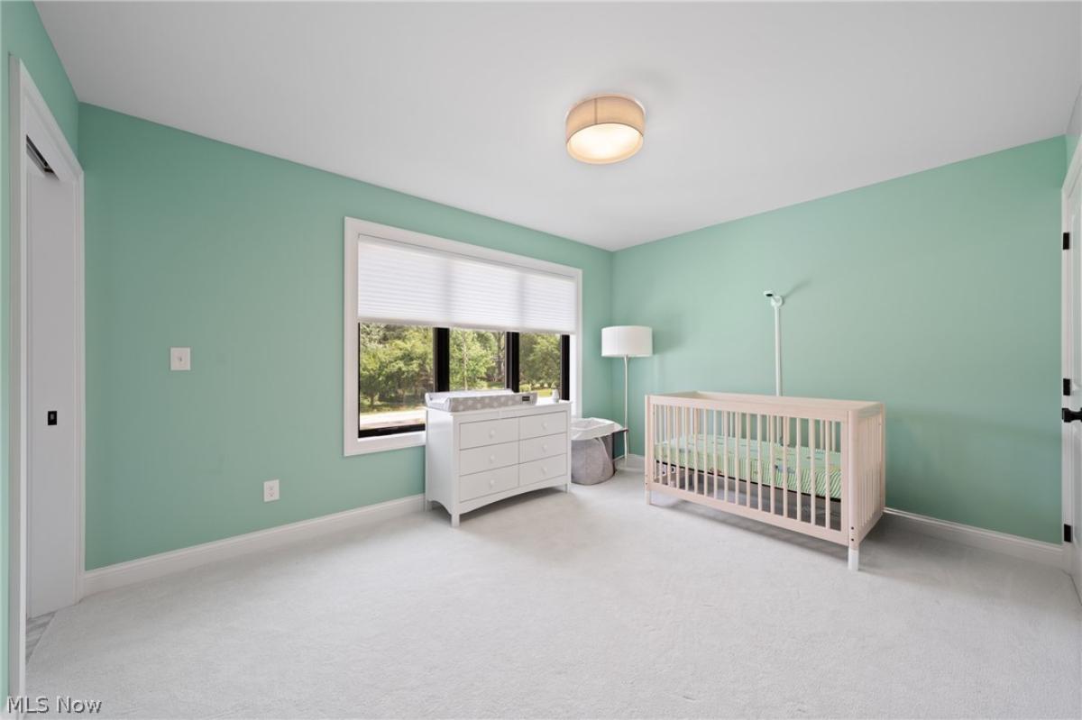 Baby's bedroom with a crib.